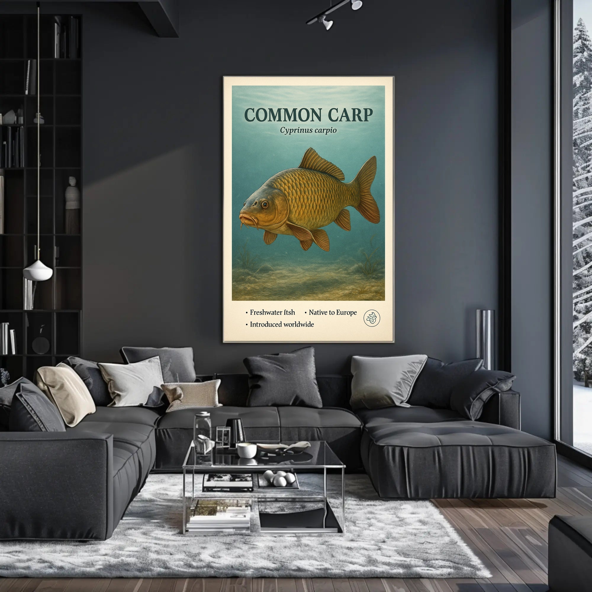 Common Carp Cyprinus carpio Poster