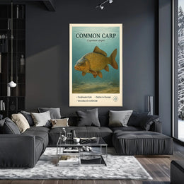 Common Carp Cyprinus carpio Poster