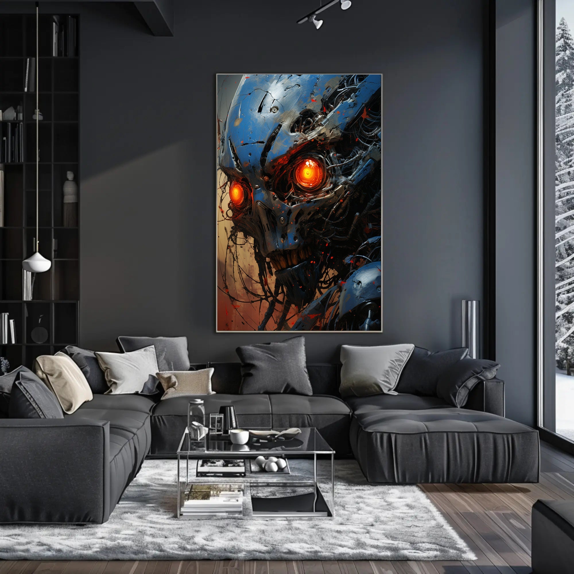 Cybernetic Visage Poster PosterGoat