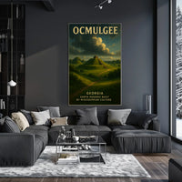 Ocmulgee Earth Mounds Poster