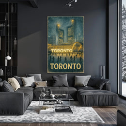 Toronto Winter Scene Poster