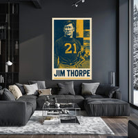 Jim Thorpe Legendary Athlete Poster