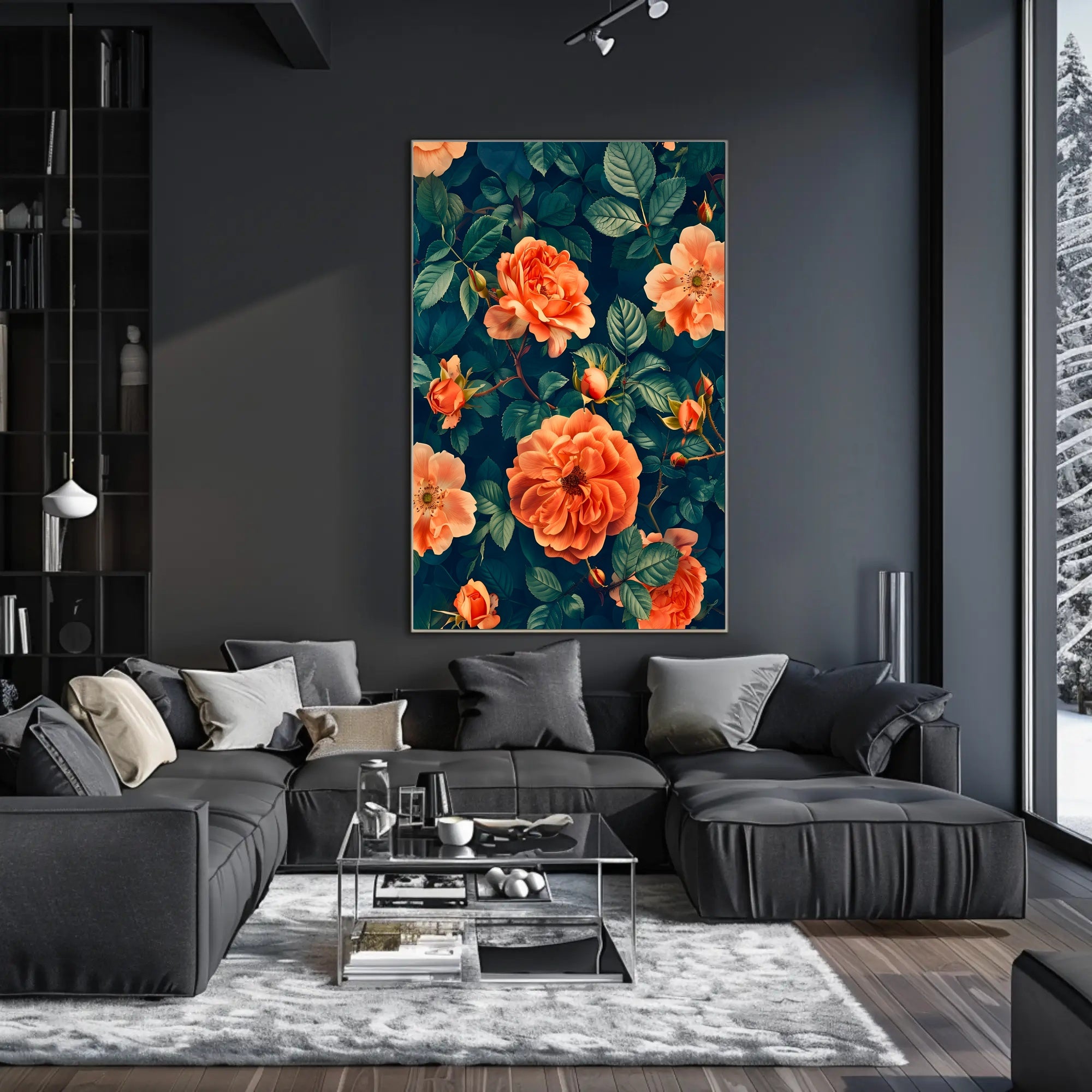 Floral Elegance William Morris Art Poster