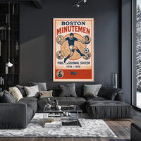 Boston Minutemen Soccer Team Poster PosterGoat