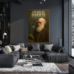 Charles Darwin The Evolutionary Poster