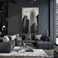 Concrete Giants of London Urban or Cityscape Poster