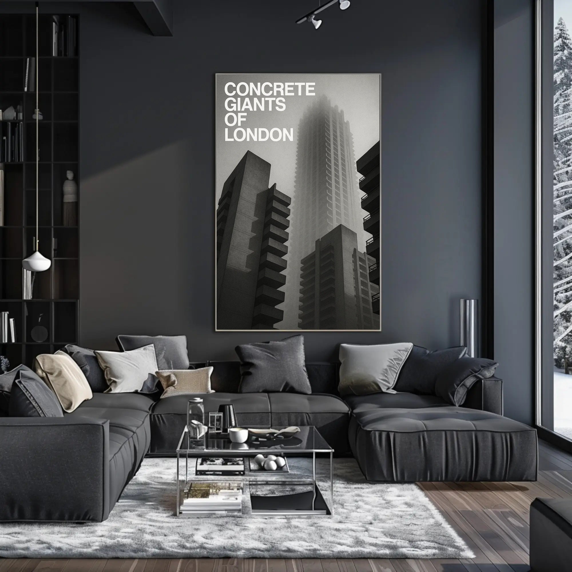 Concrete Giants of London Urban or Cityscape Poster