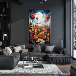 Dreamscape Cityscape Poster