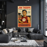 Champion Trailblazer Legend Jim Thorpe Poster