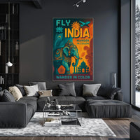 Wander In Color Fly India Poster