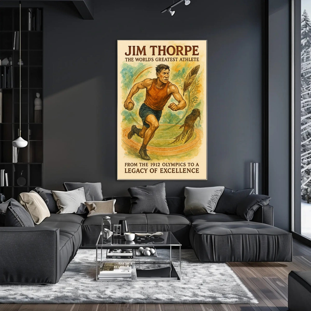 Jim Thorpe Legendary Athlete Jim Thorpe Poster