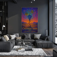 Colchagua Valley Vineyard Art: Mystical Chilean Landscape