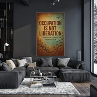 Liberation and Freedom Vintage Art Poster Print