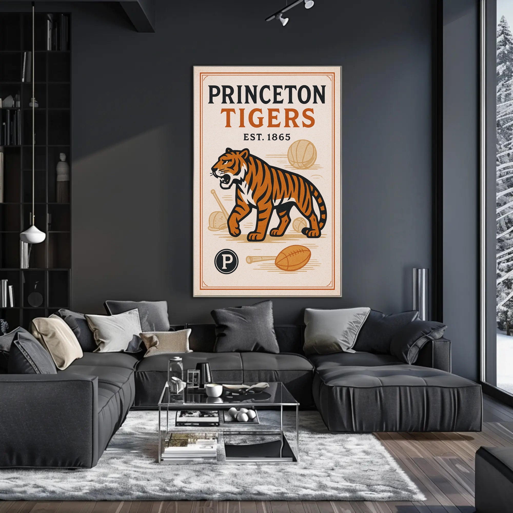 Princeton Tigers Est. 1865 Poster PosterGoat