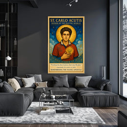 St. Carlo Acutis Patron of the Digital World Poster