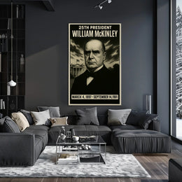 William Mckinley 25Th President Poster