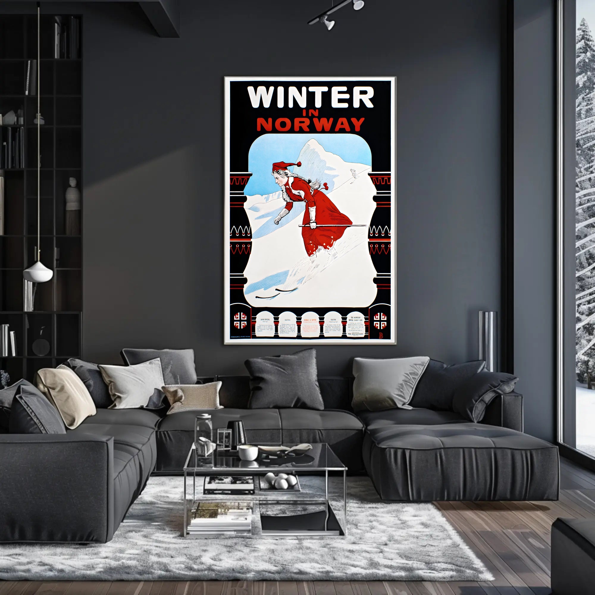 Winter in Norway Poster PosterGoat