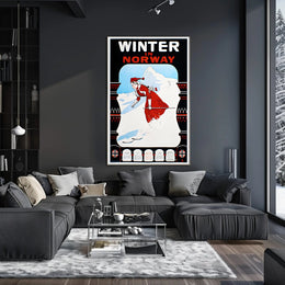 Winter in Norway Poster PosterGoat