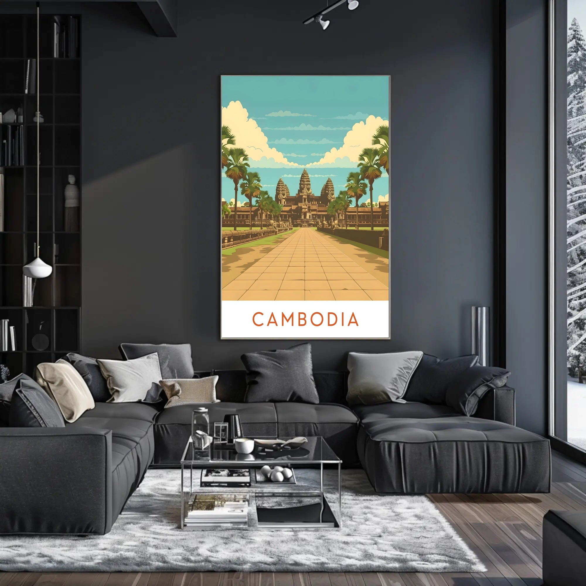 Cambodia's Majestic Heritage Poster