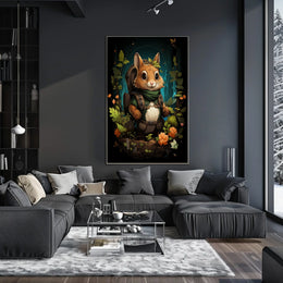 Enchanted Forest Poster Adventure Awaits Wall Art Decor