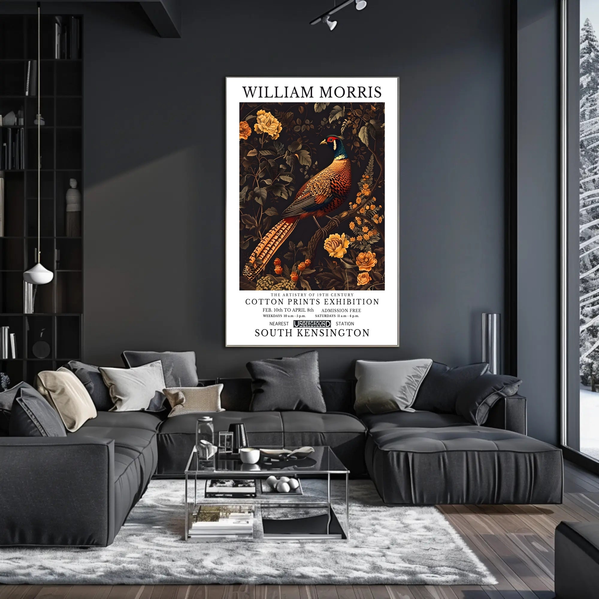 19th Century Cotton Prints Exhibition Heritage Poster