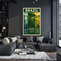 Wonders of Brazil Poster PosterGoat