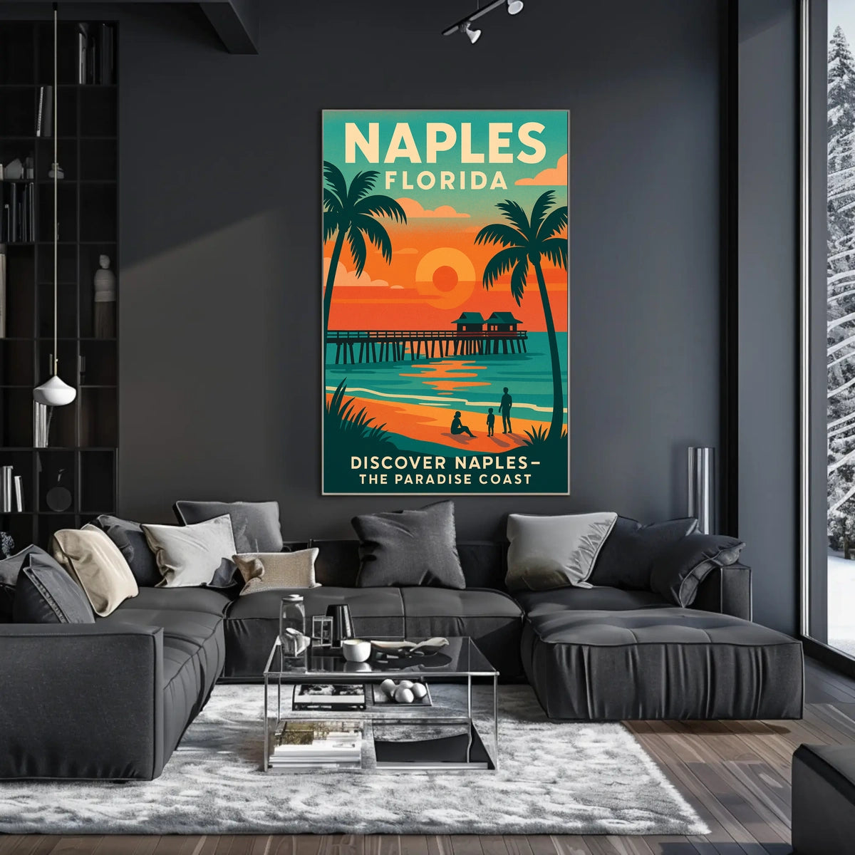 Discover Naples The Paradise Coast Poster