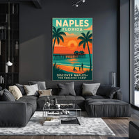 Discover Naples The Paradise Coast Poster