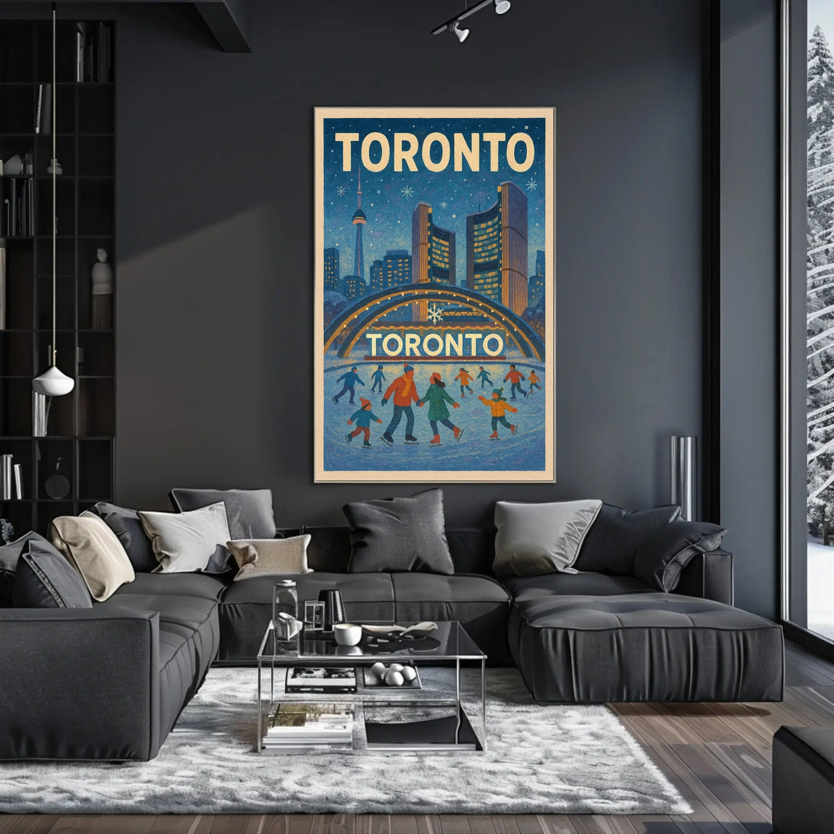 Winter in Toronto Poster