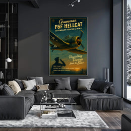 Grumman F6F Hellcat: Legendary Fighter of WWII Poster