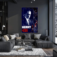Henry's Mystical Magic Show Vintage Artistic Poster
