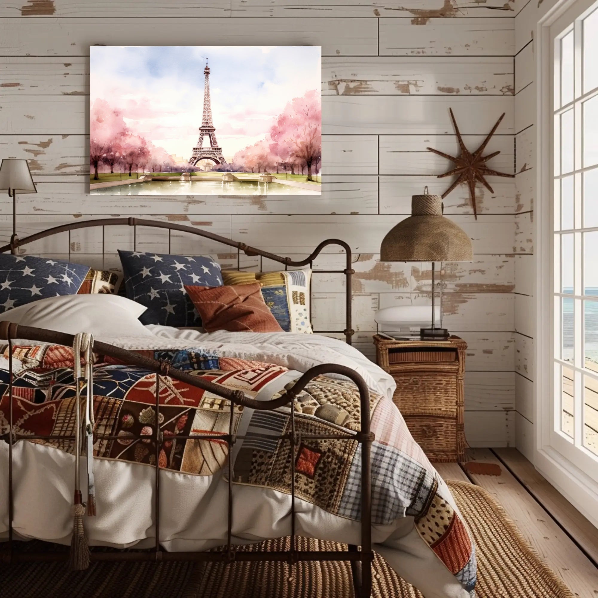 Eiffel Tower in Spring Poster