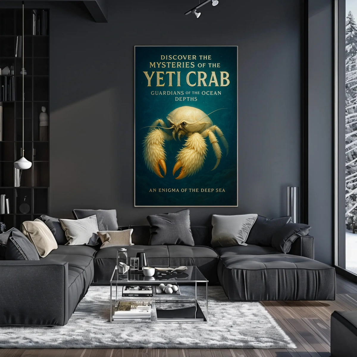 Discover the Mysteries of the Yeti Crab Poster