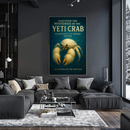 Discover the Mysteries of the Yeti Crab Poster