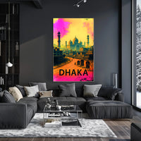 Dhaka Cityscape Poster PosterGoat