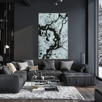 Abstract Winter Landscape Poster