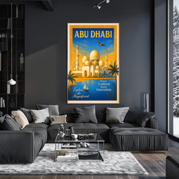 Discover Abu Dhabi Poster PosterGoat