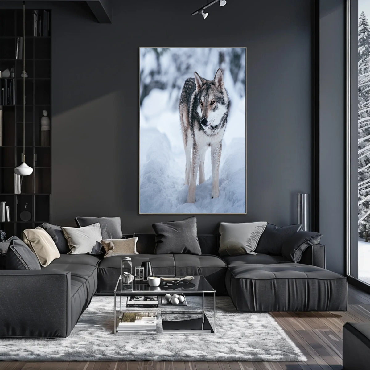 Winter Wolf In The Snow Poster