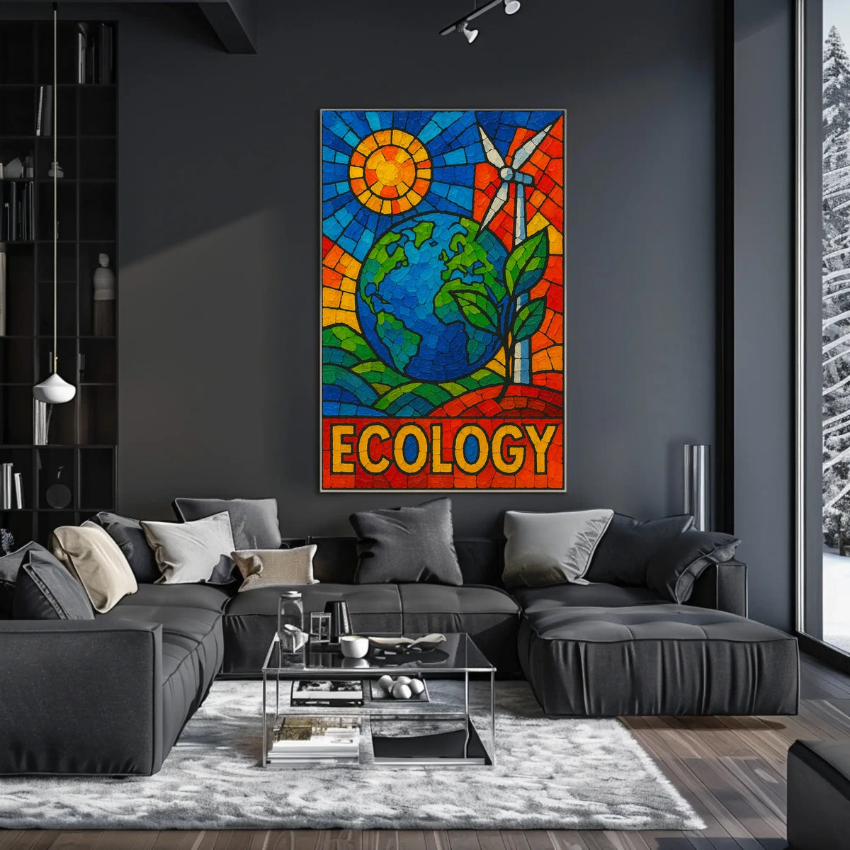 Ecology Mosaic Poster