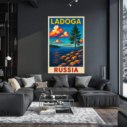 Ladoga, Russia Poster