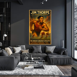 Jim Thorpe The Worlds Greatest Athlete Jim Thorpe Poster