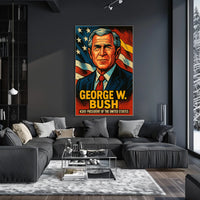 George W Bush 43Rd President Poster Wall Art Decor