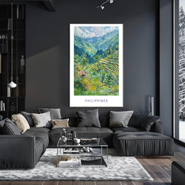 Scenic Terraces of the Philippines Poster PosterGoat