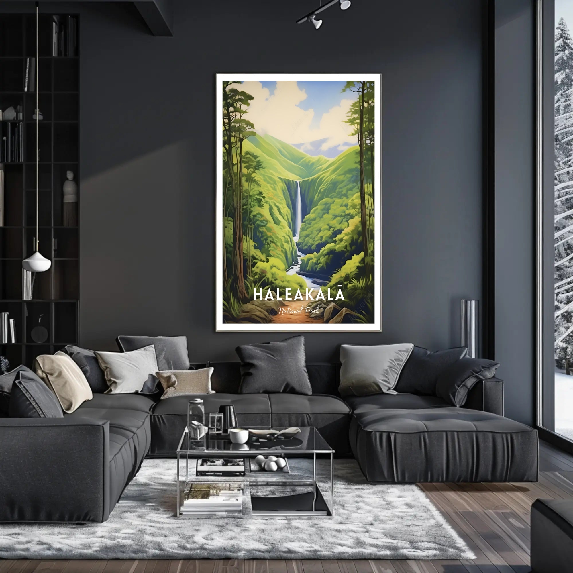Haleakala National Park Scenic Poster Wall Art