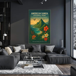 American Samoa Beauty National Park Poster