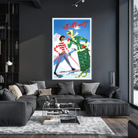 St. Moritz Skiing Adventure Poster