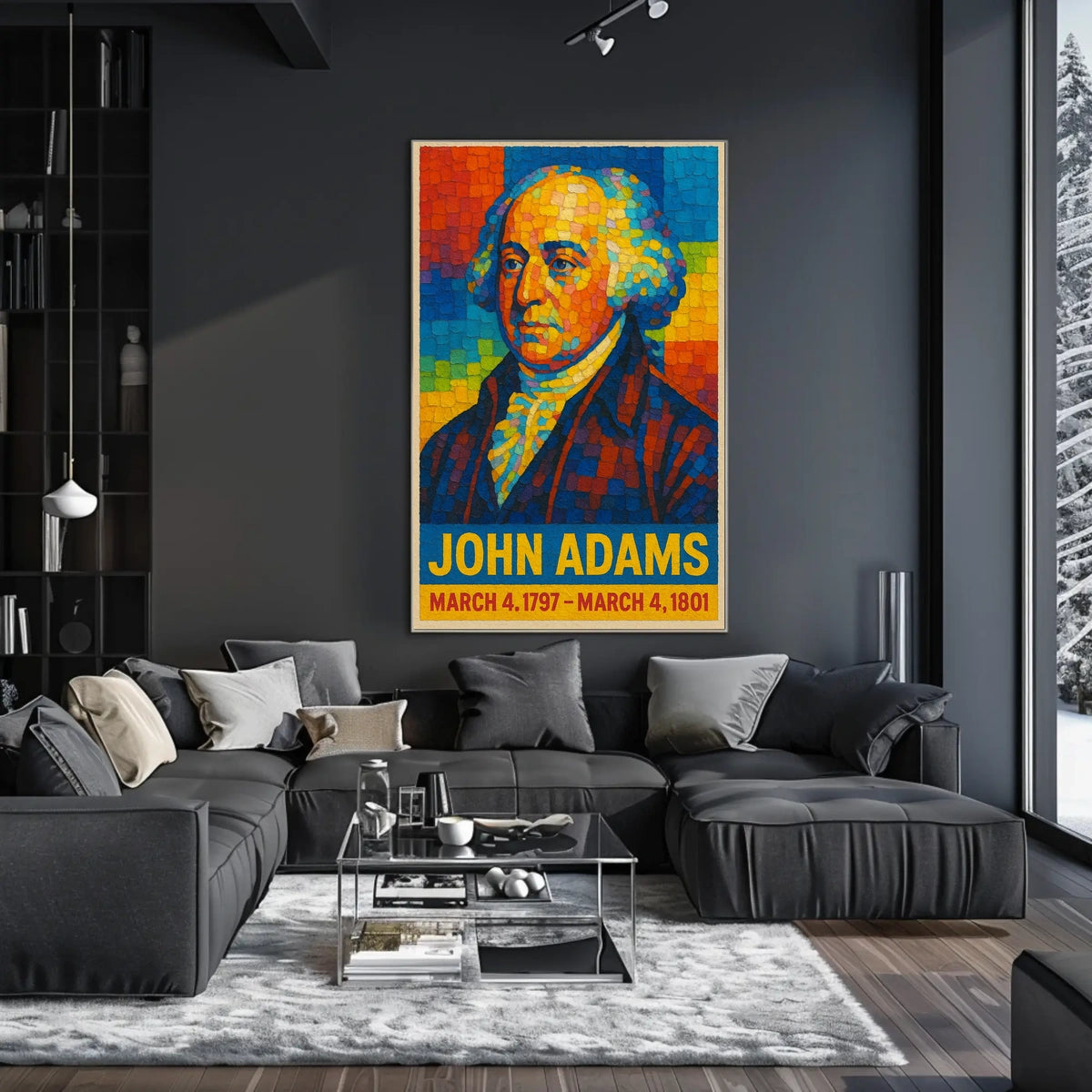 John Adams 2nd President Poster