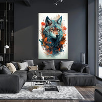The Majestic Wolf Poster PosterGoat