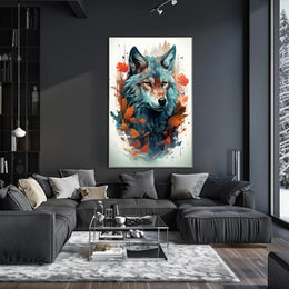 The Majestic Wolf Poster PosterGoat