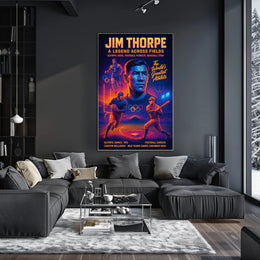 Jim Thorpe A Legend Across Fields Poster PosterGoat